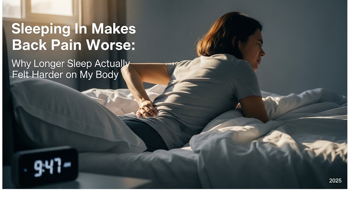 Sleeping In Makes Back Pain Worse Why Longer Sleep Actually Felt Harder on My Body (2025)