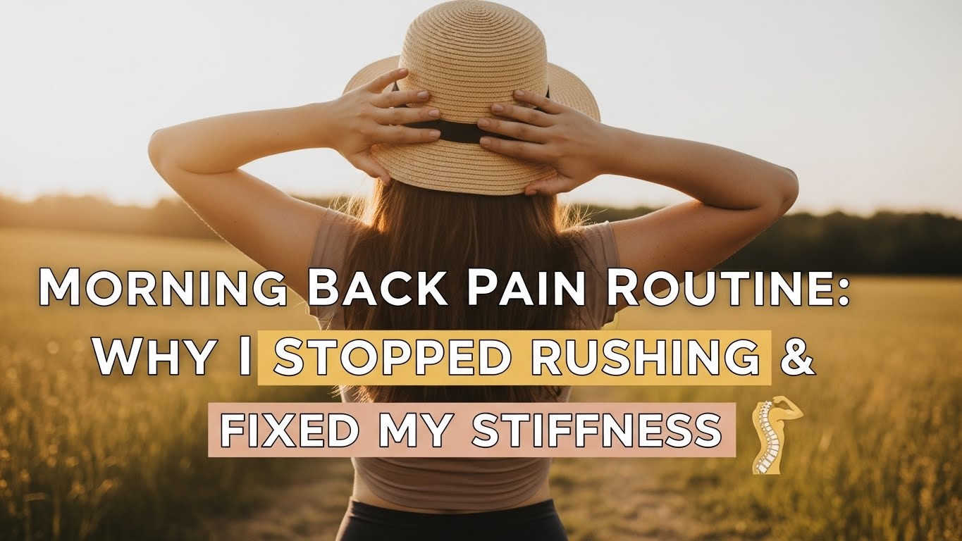 morning back pain routine why i stopped rushing and fixed my stiffness