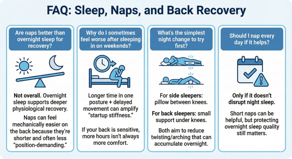 Are naps better than overnight sleep for recovery