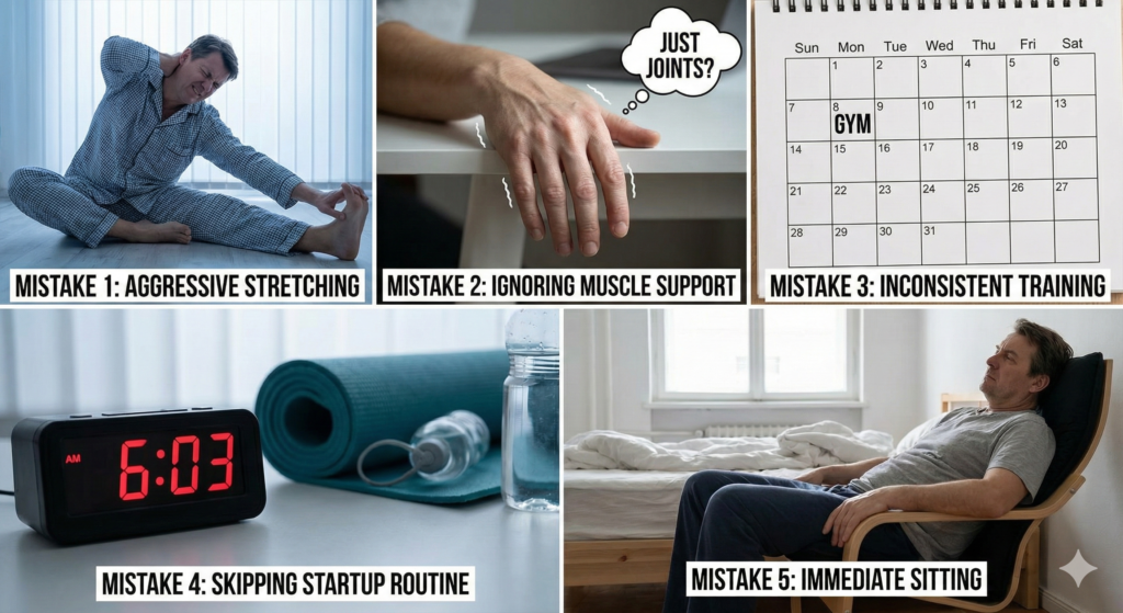 Common mistakes after 40