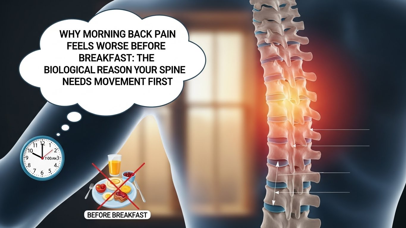 Why Morning Back Pain Feels Worse Before Breakfast