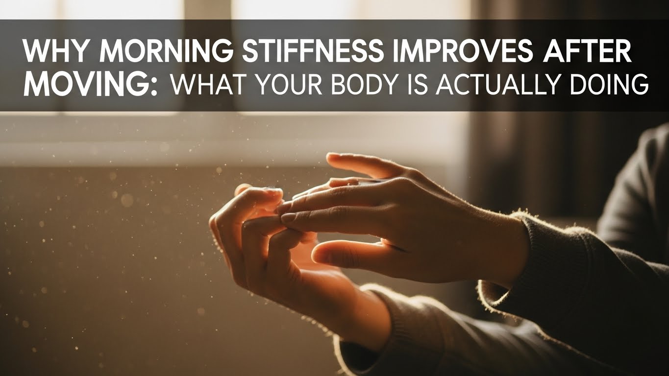 Why Morning Stiffness Improves After Moving: What Your Body Is Actually Doing