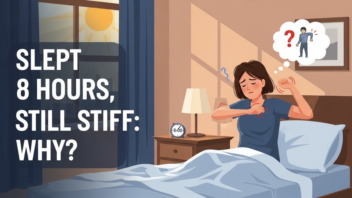 slept 8 hours still stiff why my body felt tight despite a full night’s sleep